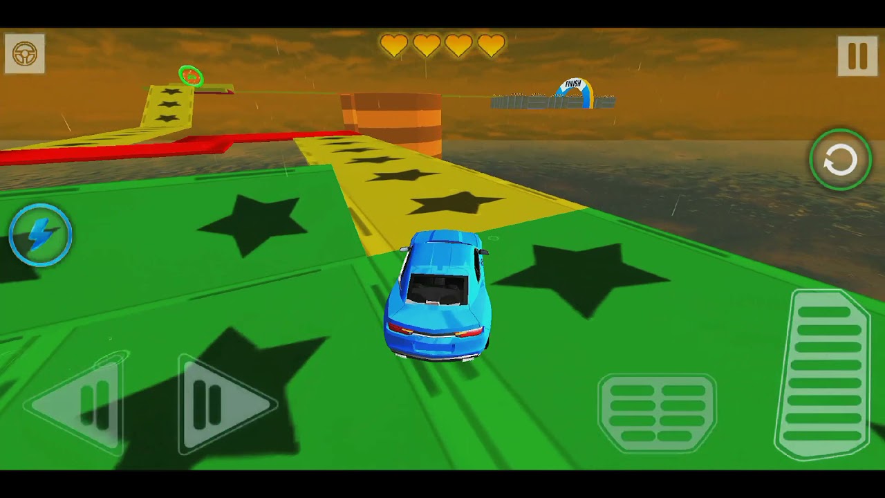 Mega Ramp Stunt Car Stunt Lite 2021! Impossibe Stunt Car Track 3D | Android Gameplay.