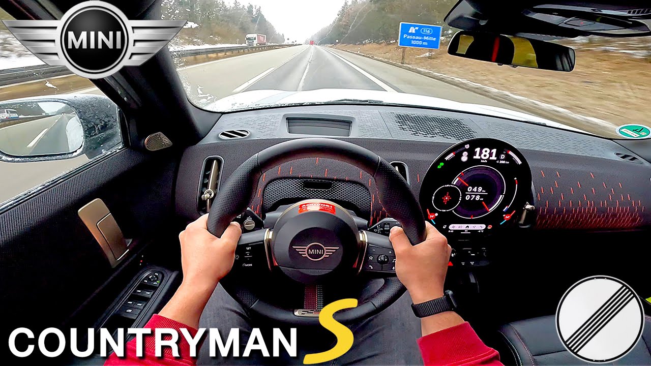 2026 Mini Countryman SE All4 JCW | 313PS | TopSpeed & Test Drive POV