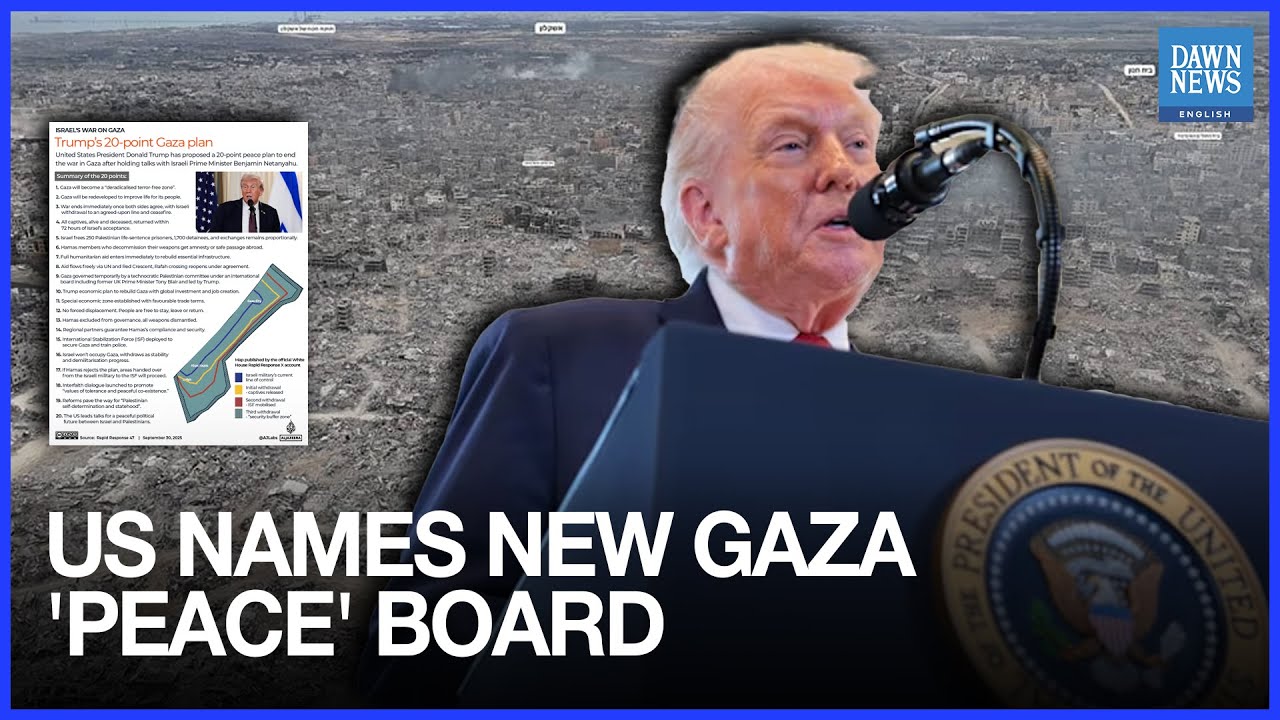 Trump Appoints Tony Blair to Gaza &ldquo;Board of Peace&rdquo; | US Israel Palestine Middle East