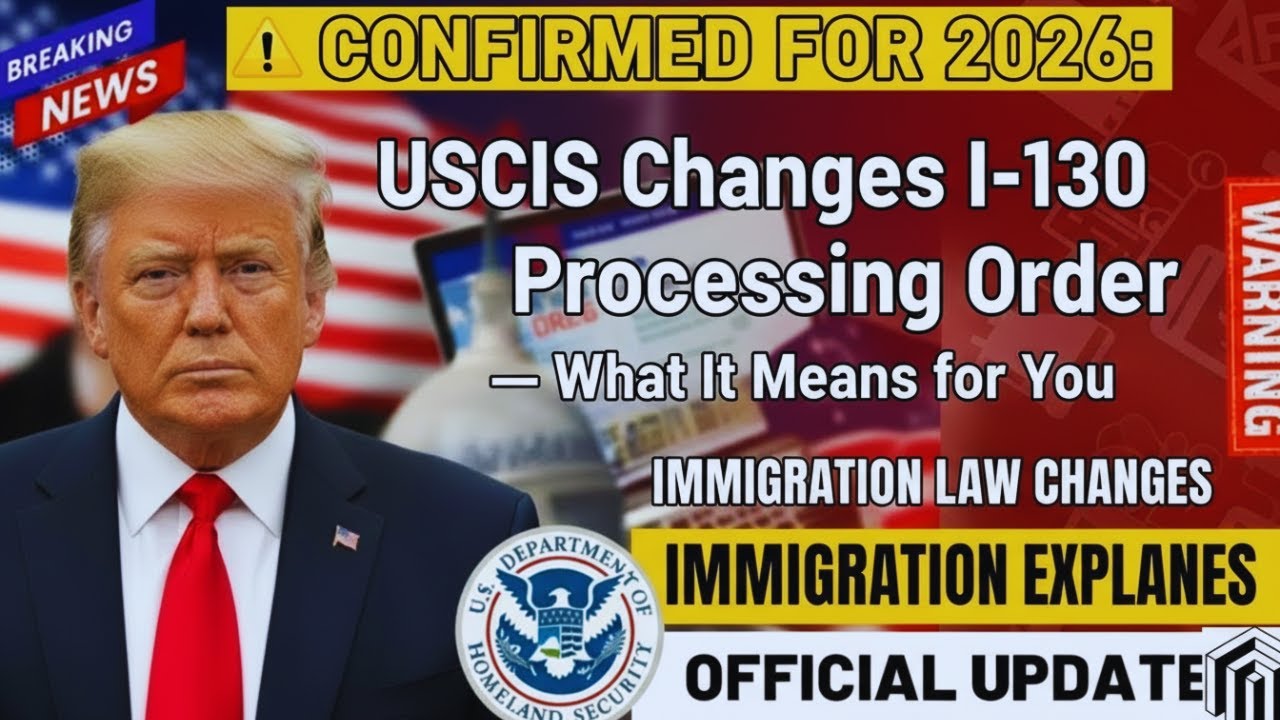 ⚠️ CONFIRMED FOR 2026: USCIS Changes I-130 Processing Order — What It Means for You