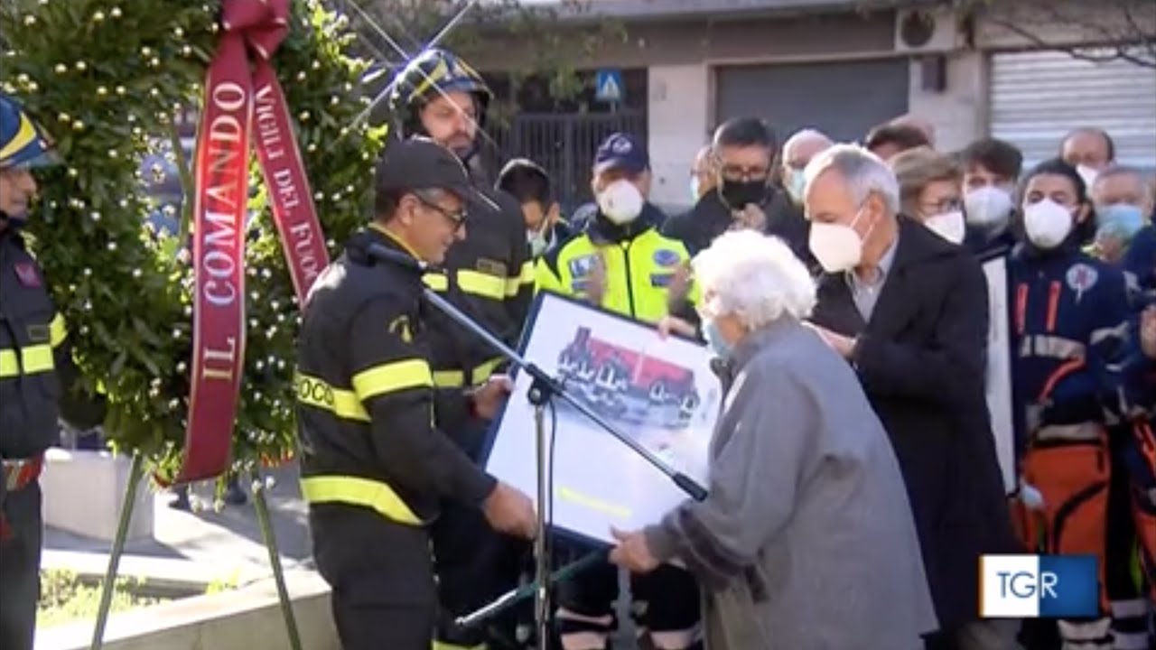 Roma, commemorazioni della strage in via Ventotene in cui morirono Vigili del fuoco