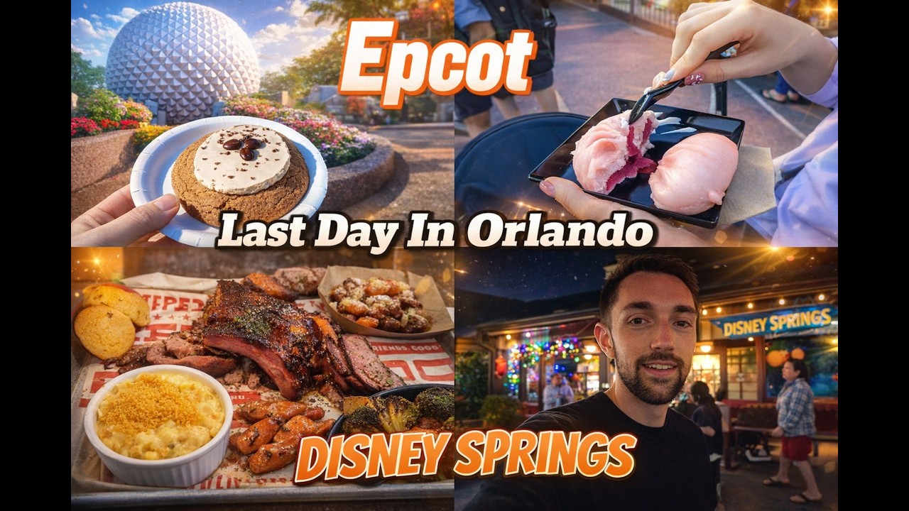 Making the Most of Our Last Orlando Day | EPCOT + Polite Pig”