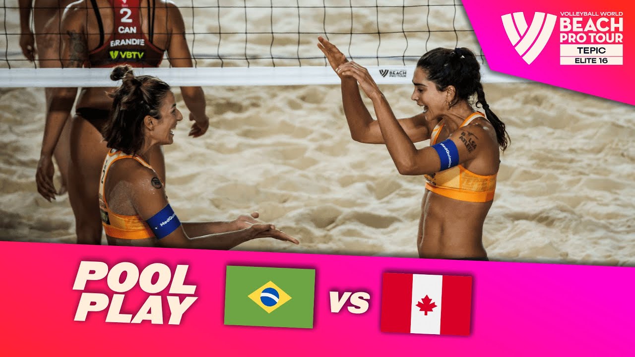 Carol/Barbara vs. Melissa/Brandie - Pool Play Highlights Tepic 2024 #BeachProTour
