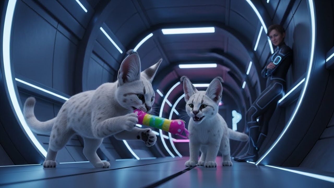 The Predator Cubs Discovered A Toy — The Human’s Hallway Hasn’t Been Quiet Since