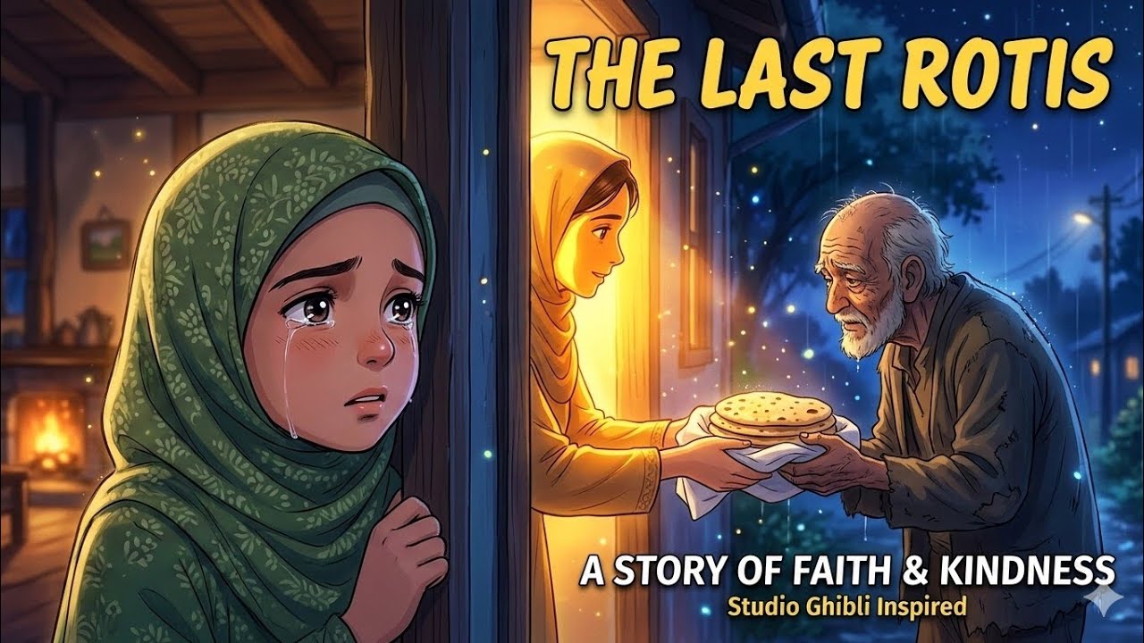 “Aakhri 3 Rotiyaan… Phir Jo Hua!” 🌙Heart Touching Emotional Story ❤