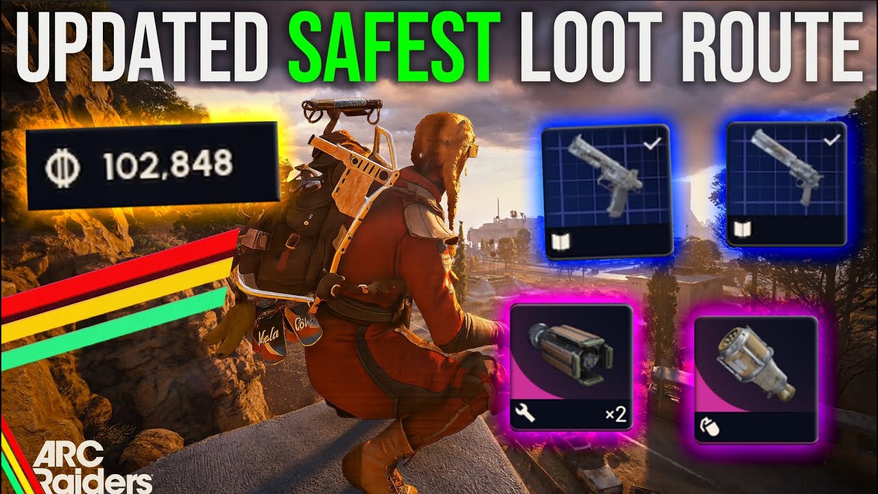 UPDATED BEST PvE (No PvP) Loot Route for ARC Raiders! MORE Rare Blueprints & 100k+ Coins!