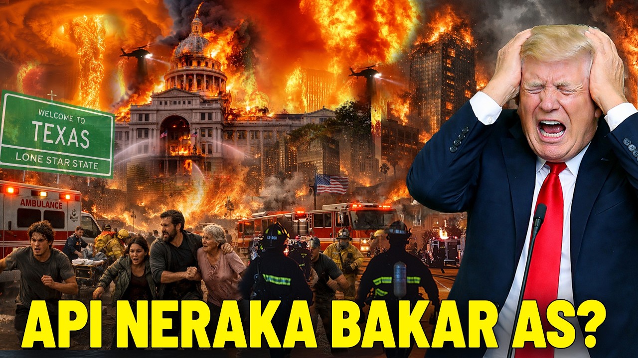 KARMA AS TERUS BERLANJUT, BUKTI AZAB ALLAH ITU NYATA! Amerika Tak Henti²nya Dilahap Api Neraka