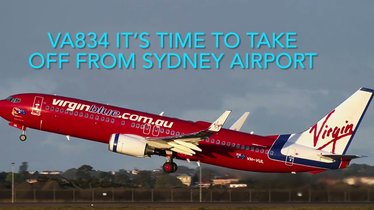 VIRGIN AUSTRALIA FLIGHT VA834 IS AN BOEING 737 800 IS HEADING FROM SYDNEY TO MELBOURNE