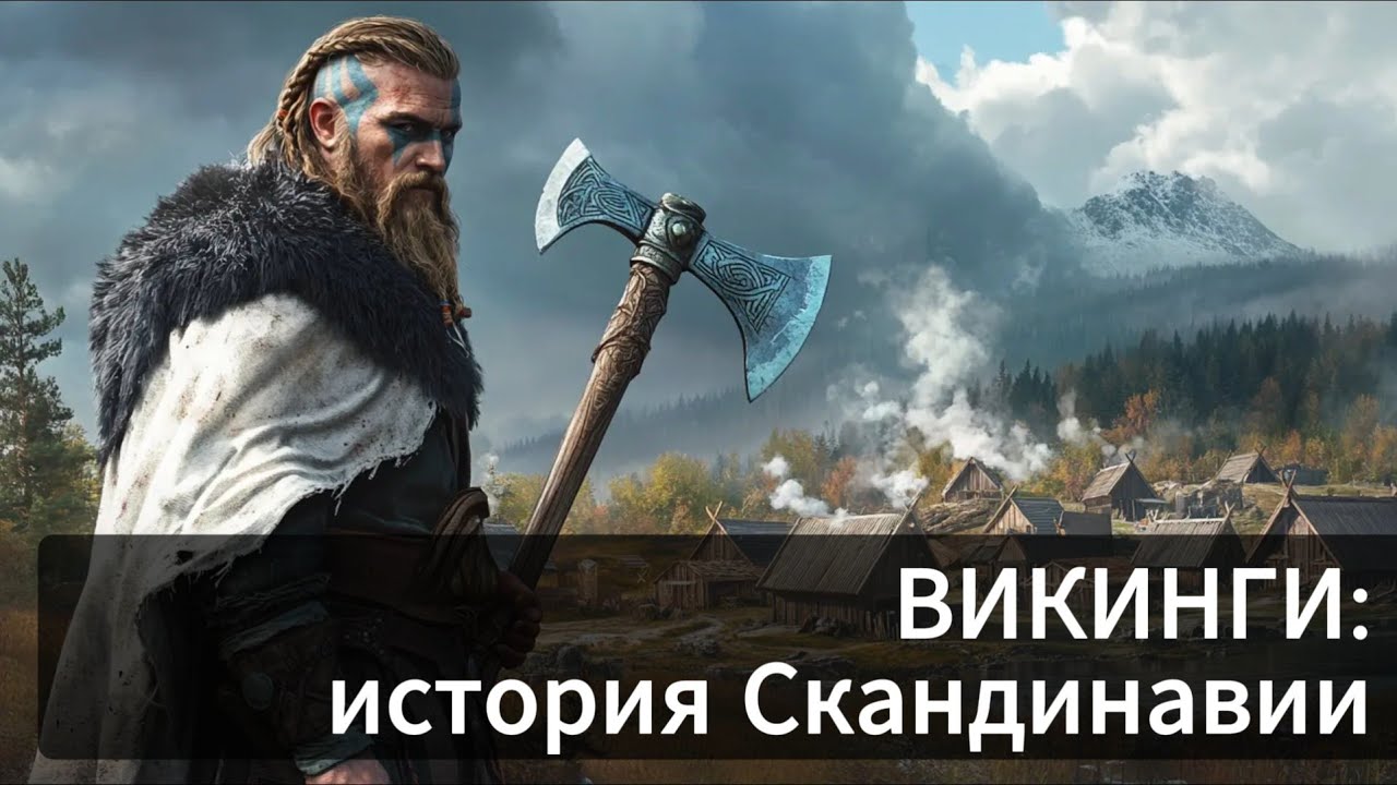 История Викингов: Как они покорили Европу?🌍Лекция для сна