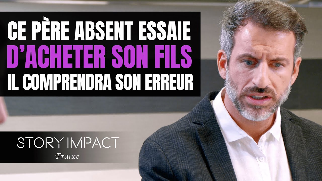 Il pense que ces cadeaux comblent son absence, il va comprendre une leçon
