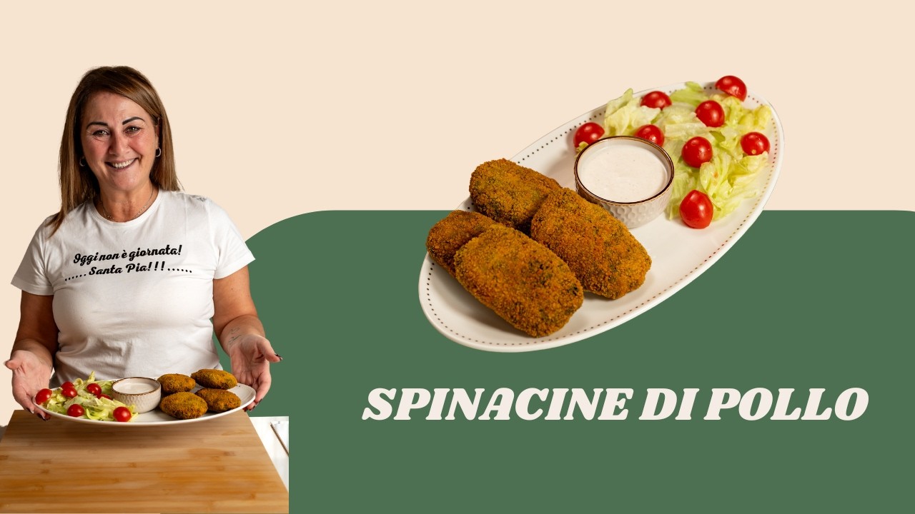 Spinacine di pollo fatte in casa