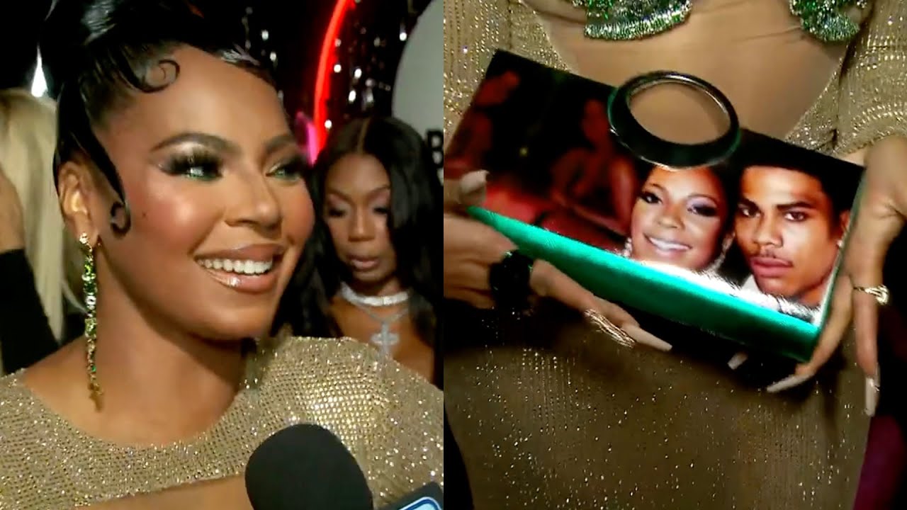 Ashanti Brings BF Nelly to the VMAs… on Her Purse! (Exclusive)