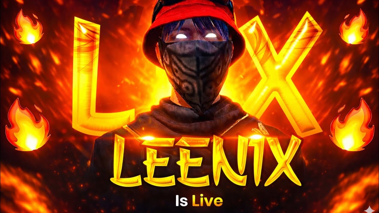LEENIX IS LIVE  4VS4 LIMITED MATCHES 🚀 #leenixplays