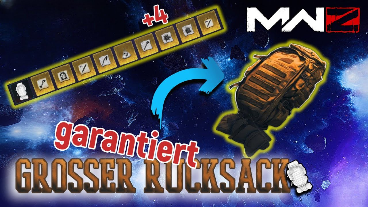 Großen Rucksack in Modern Warfare Zombies besorgen | Super easy | und schnell