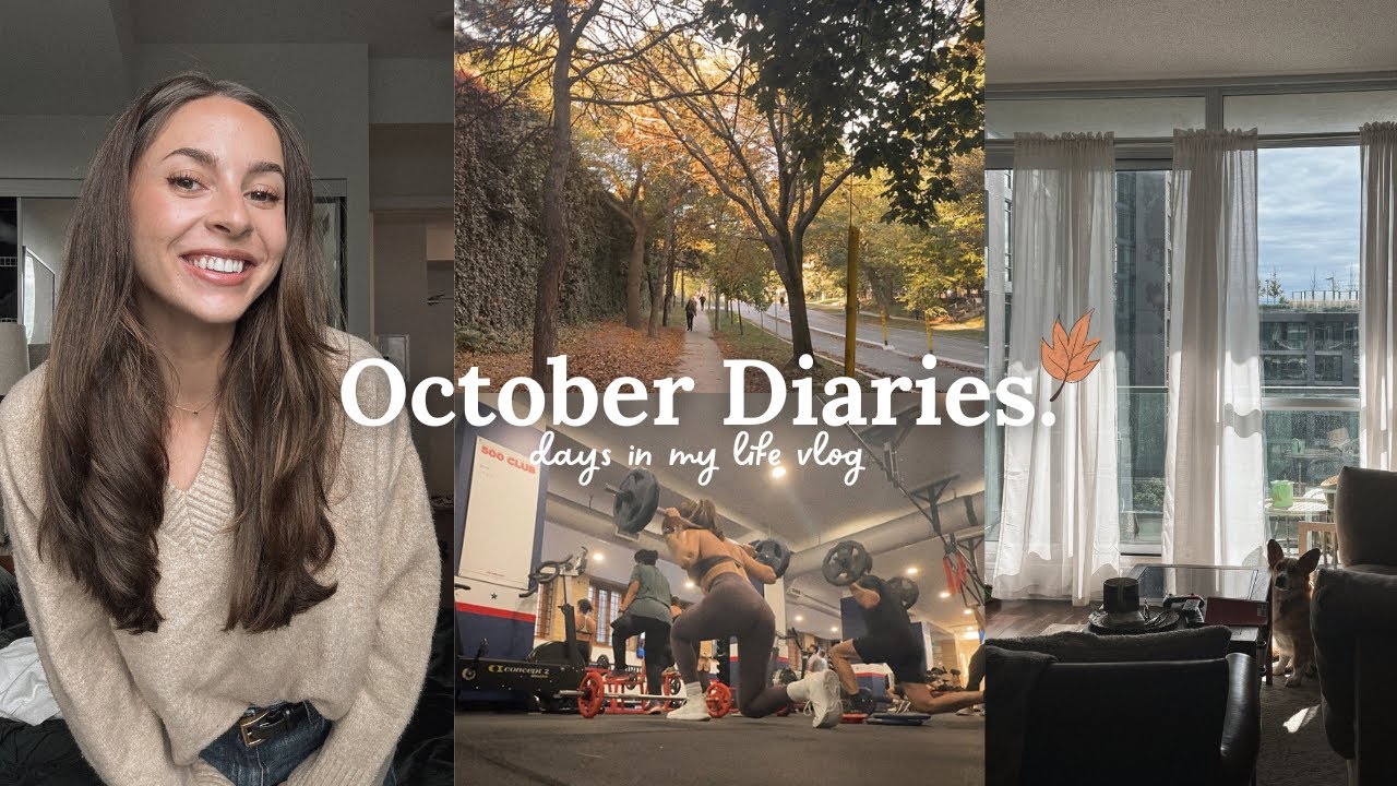 FALL HOME VLOG 🍂 cozy days at home, supplements, workouts & cooking.