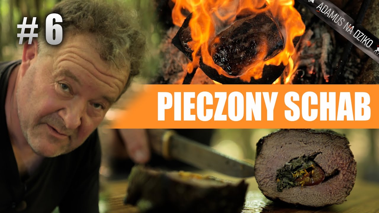 Soczysta, pyszna pieczeń ze schabu - Adamus na dziko S01e06