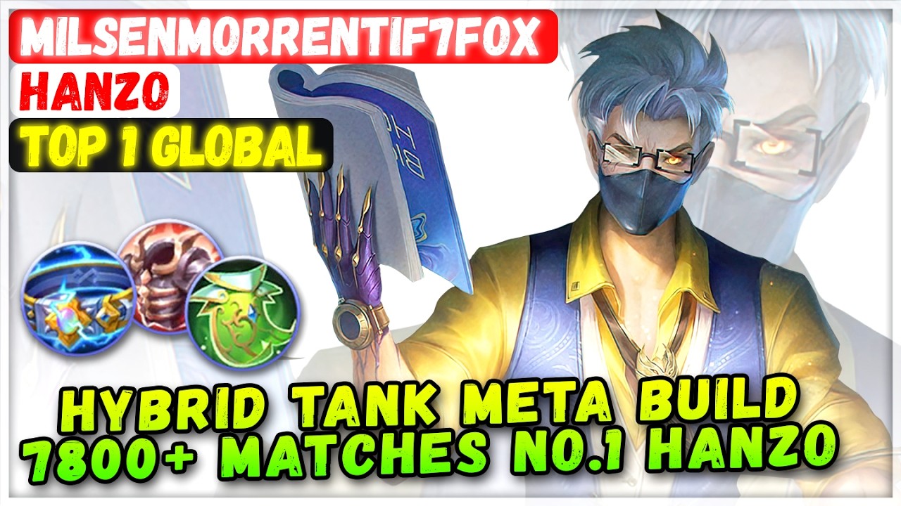 Гибридный танковый мета-билд, 7800+ матчей, №1 Hanzo [ Топ-1 Hanzo в мире ] MilsenMorrentiF7Fox