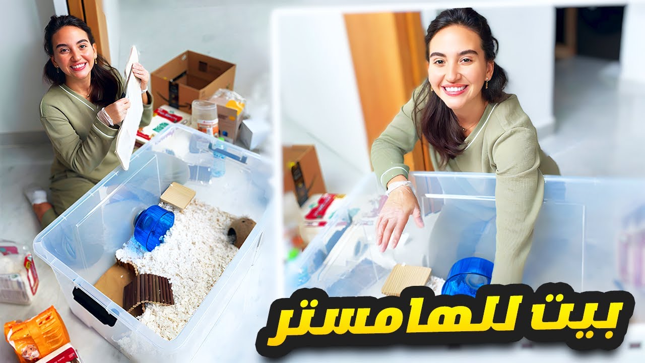 رح نعمل بيت للهامستر🐹🥹