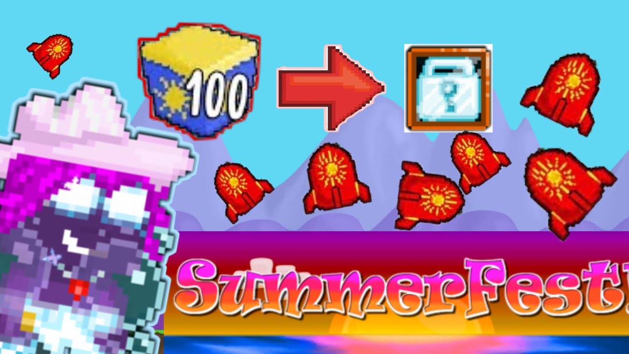 Easy profit in SummerFest - How to Prepare? Growtopia