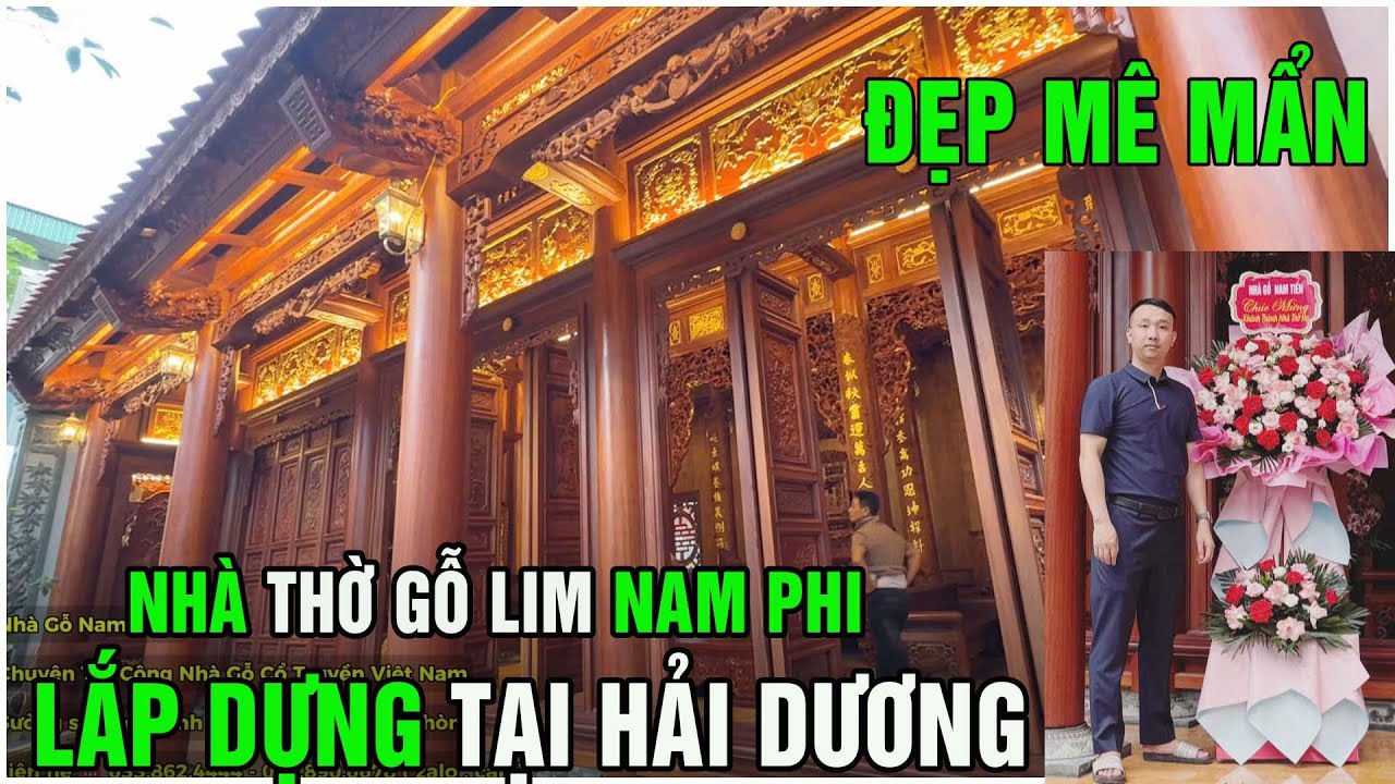 Nhà gỗ lim 3 gian lắp dựng tại Hải Dương qua giọng đọc hay ☎️ 033.862.4444 - 096.890.0678 