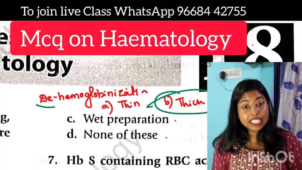 MCQ FOR LABORATORY TECHNICIANS / HAEMATOLOGY MCQ /SICKLE CELL ANAEMIA MCQ