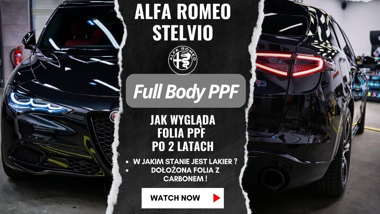 Jak wygląda Folia PPF po 2 latach - 𝐀𝐥𝐟𝐚 𝐑𝐨𝐦𝐞𝐨 𝐒𝐭𝐞𝐥𝐯𝐢𝐨 - oklejone Full Body