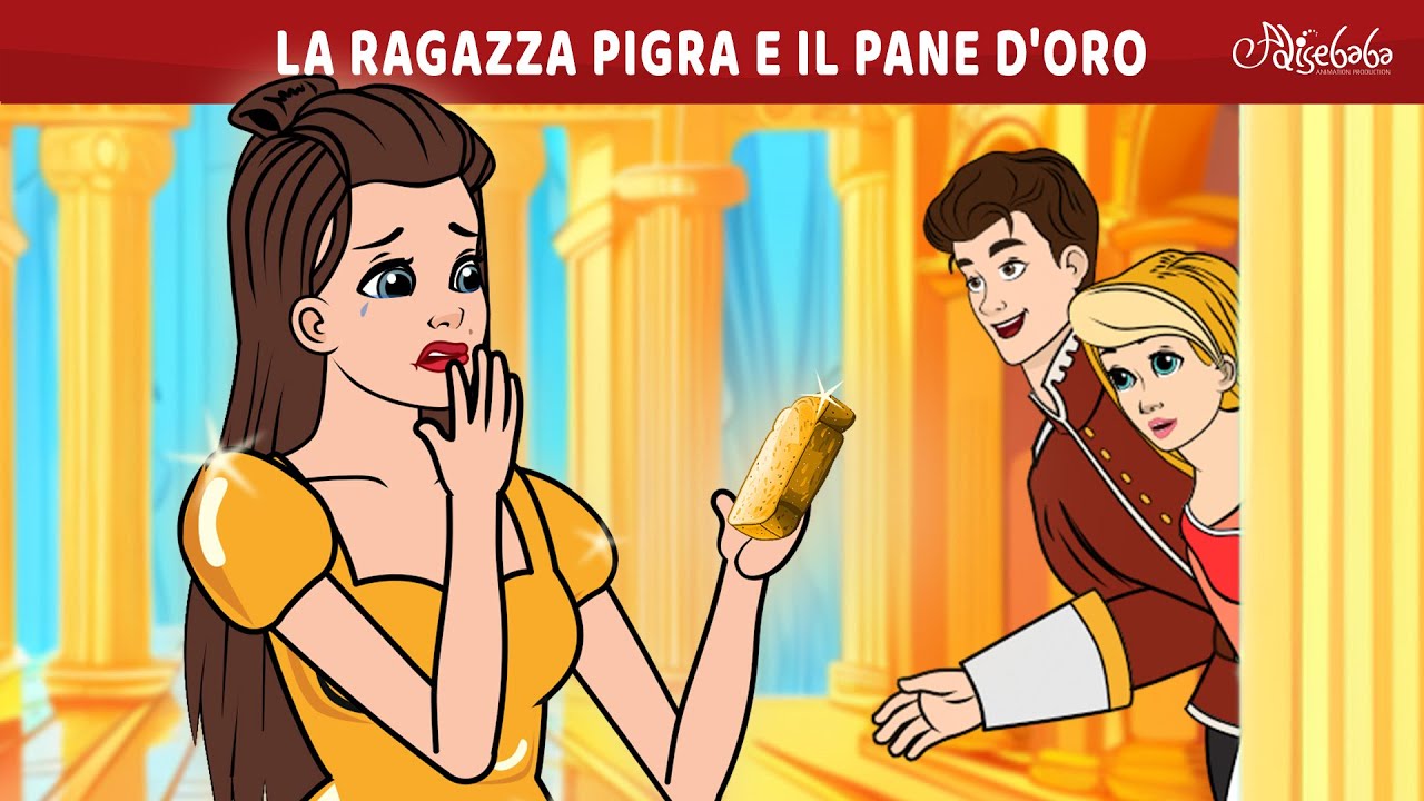 La ragazza pigra e il pane d'oro 💛🥖 |Storie Per Bambini Cartoni Animati I Fiabe e Favole Per Bambini