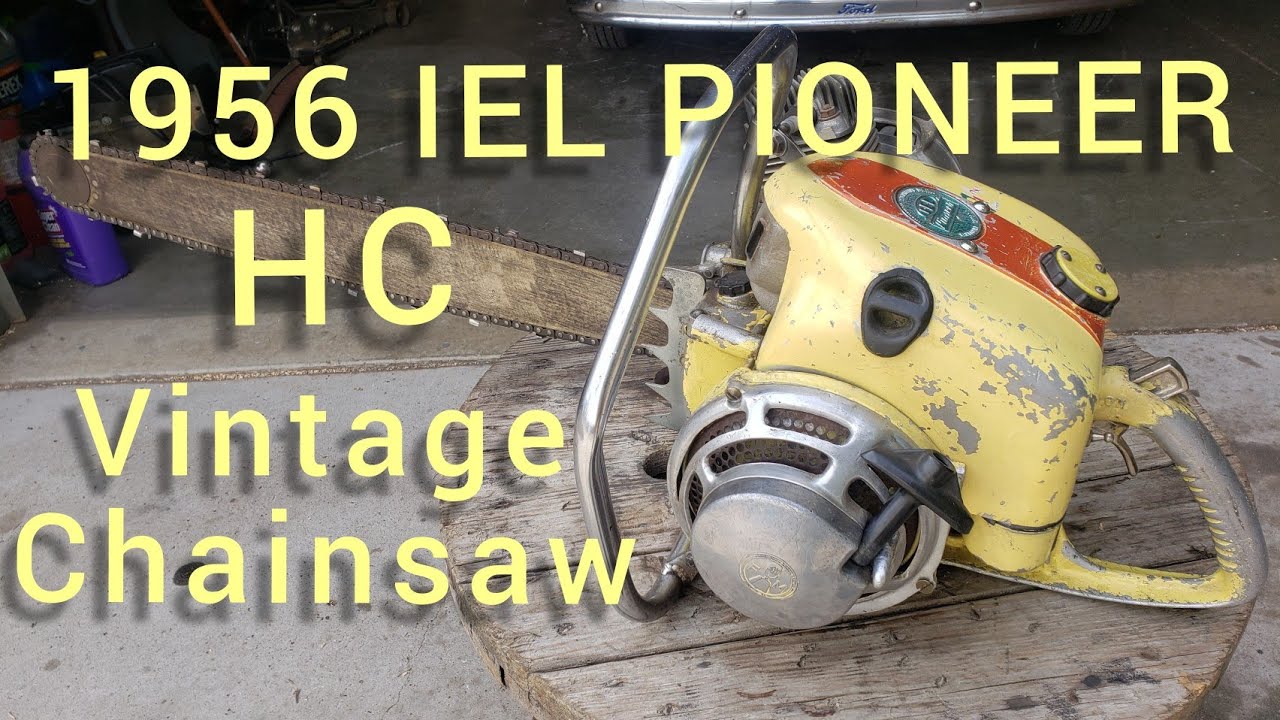 1956 IEL Pioneer HC Vintage 87cc Chainsaw (overview and demonstration)