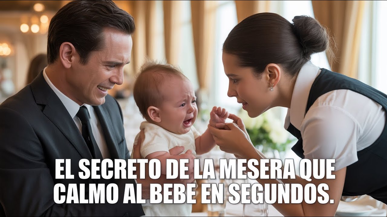 REVELADO: El INESPERADO poder de una mesera TIMIDA que calmó al bebé MILLONARIO en segundos.