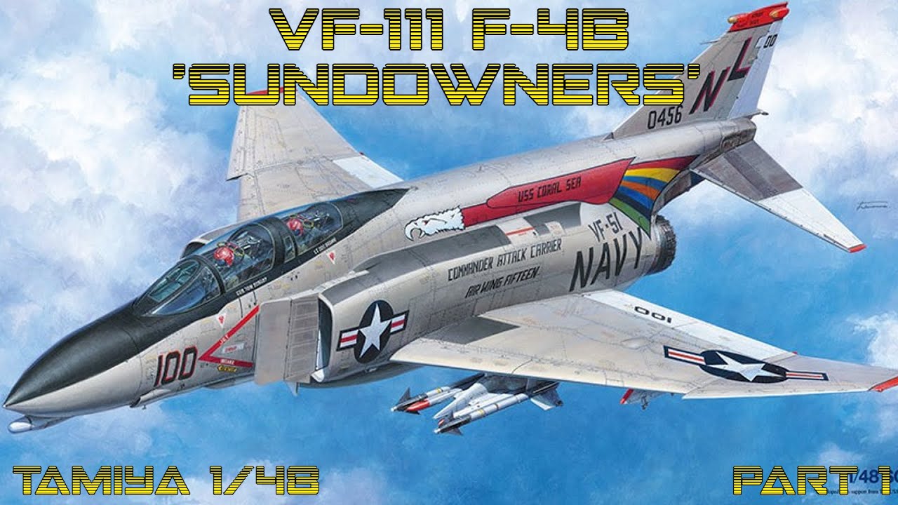 STEP BY STEP build Tamiya 1/48 F-4B Part 1 (cockpit)