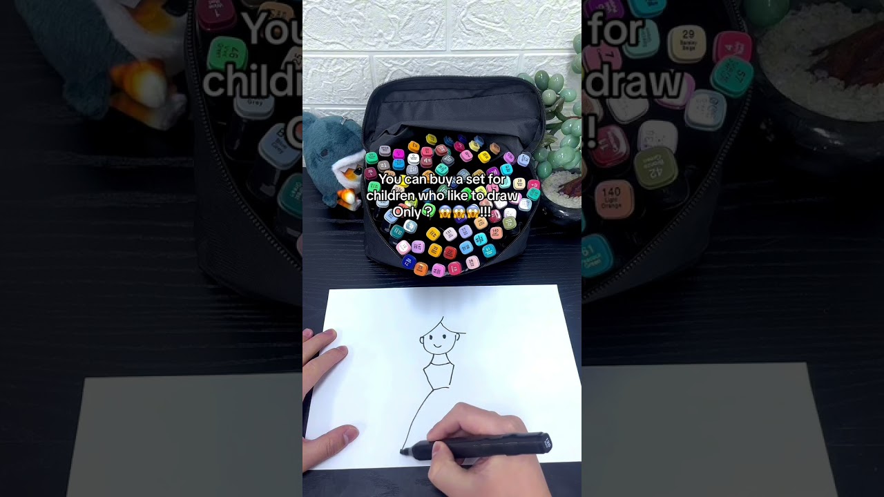 Must-have art supplies for creative kids! #markerpen #paintingbrush