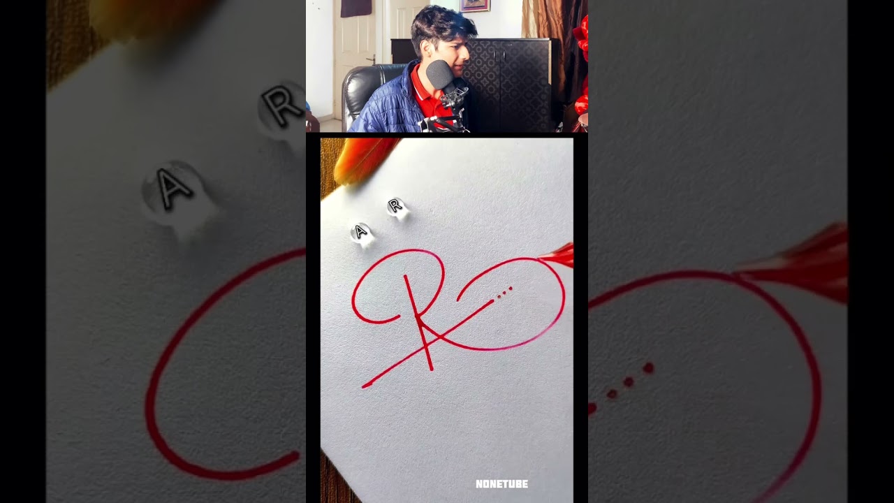 How to sign the letter AR!