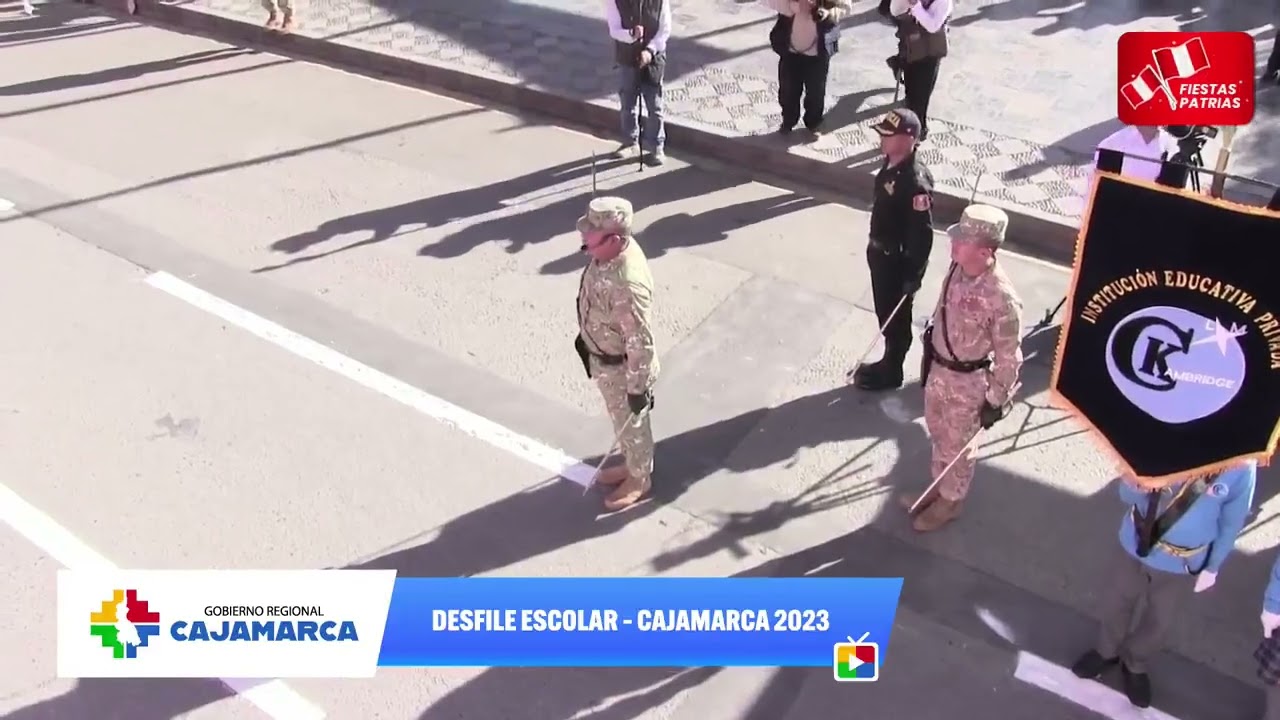 🔴#EnVivo | DESFILE ESCOLAR – CAJAMARCA 2023, Martes 25 de Julio de 2023