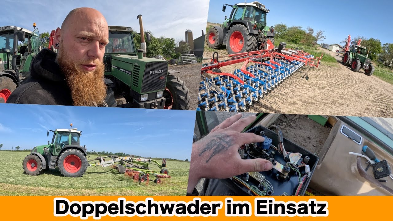FarmVLOG#813 - Wir vergleichen die Striegel / Claas Liner 2600 im Einsatz / EHR Probleme am Fendt