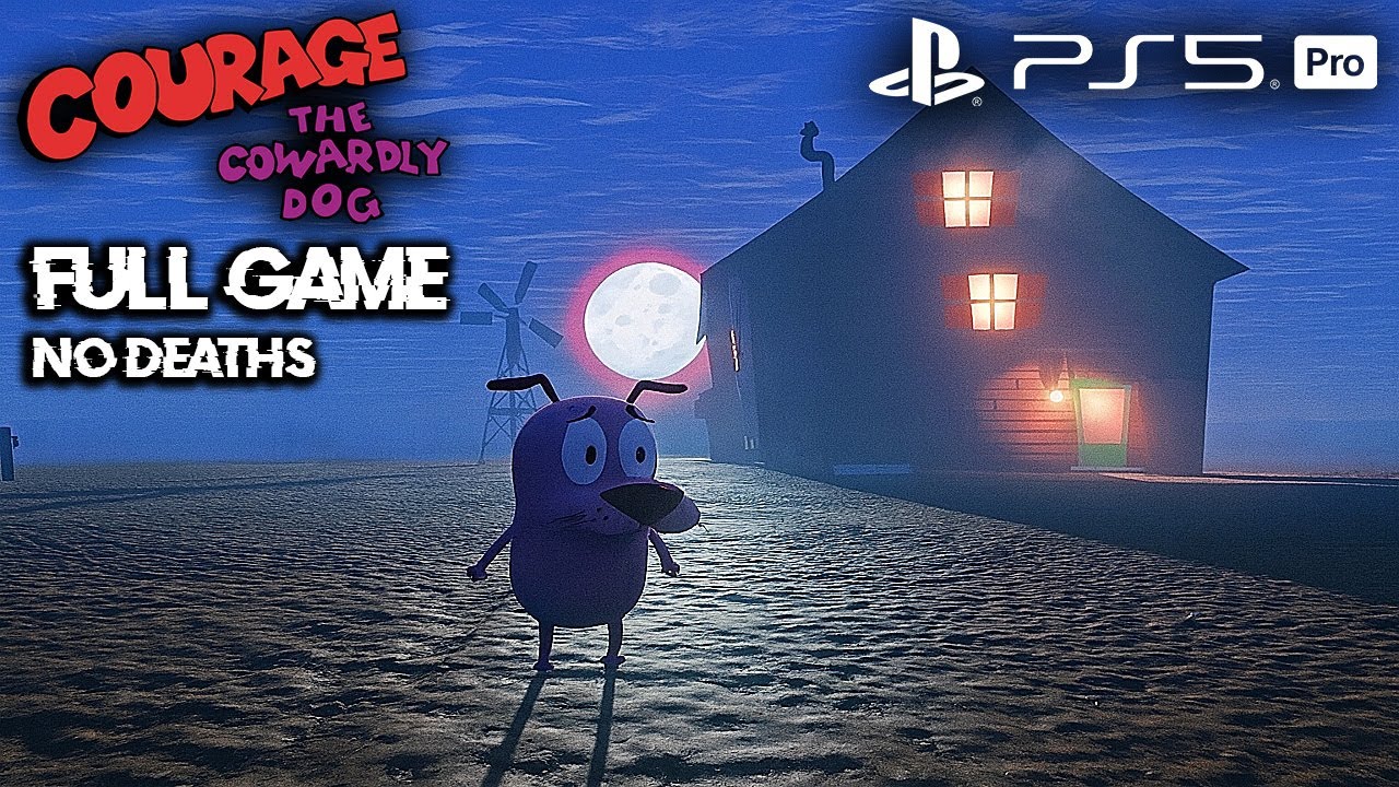 Courage the Cowardly Dog (PS5 Pro) FULL Gameplay Walkthrough (NO DEATHS) (4K60fps)