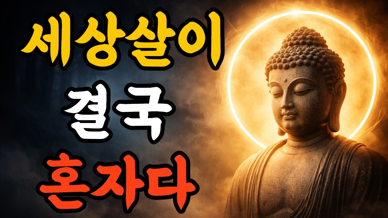 인간관계가 힘든 이유, 삶은 고통이 아니라 고독이다