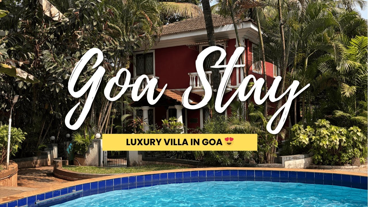 Luxury 3BHK Villa Stay in Goa 🌴 | Beaches, Food & Street Shopping | First Vlog
