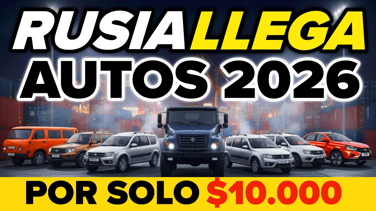 😱 ¡RUSIA ATACA! con 20 autos que llegan a LATAM a mitad de precio que los chinos 🔥