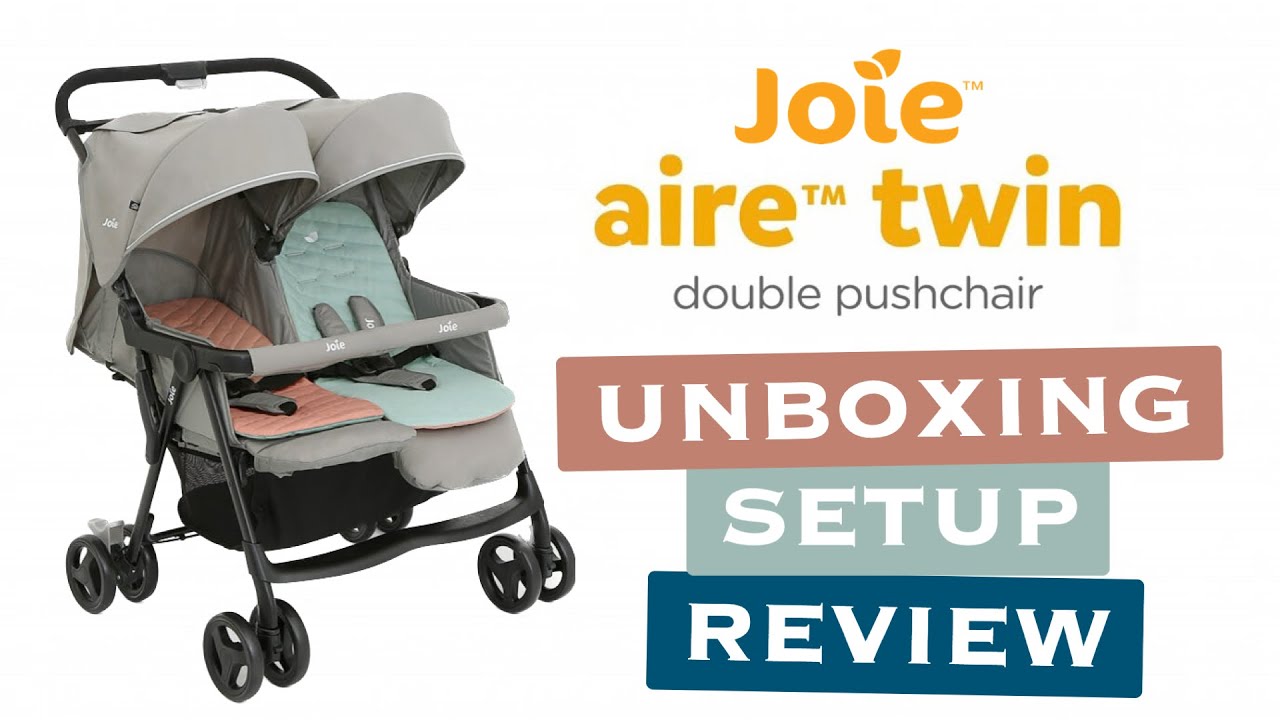 Распаковка и обзор коляски Joie Aire Twin | Детская коляска Joie Twin | Лучшая легкая коляска для...