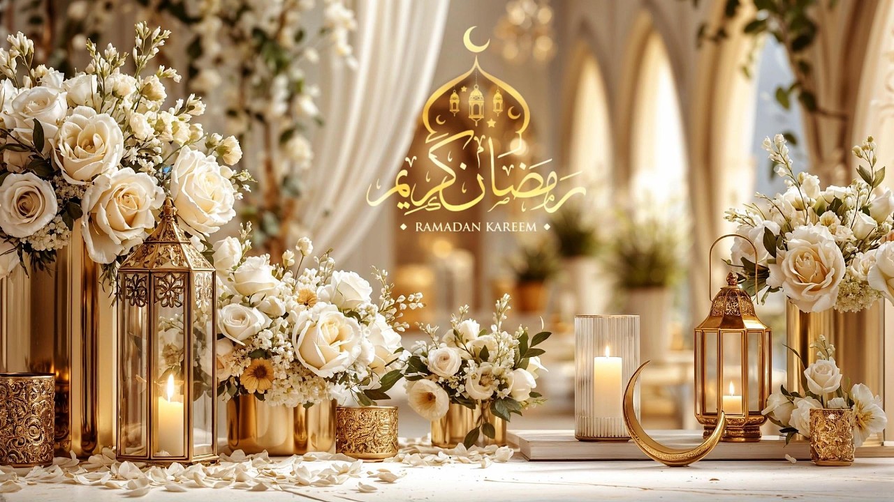 Ramadan Kareem Luxury Screensaver🌙 خلفية رمضان كريم 2026 | جوًا من السكينة والجمال خلال شهر رمضان