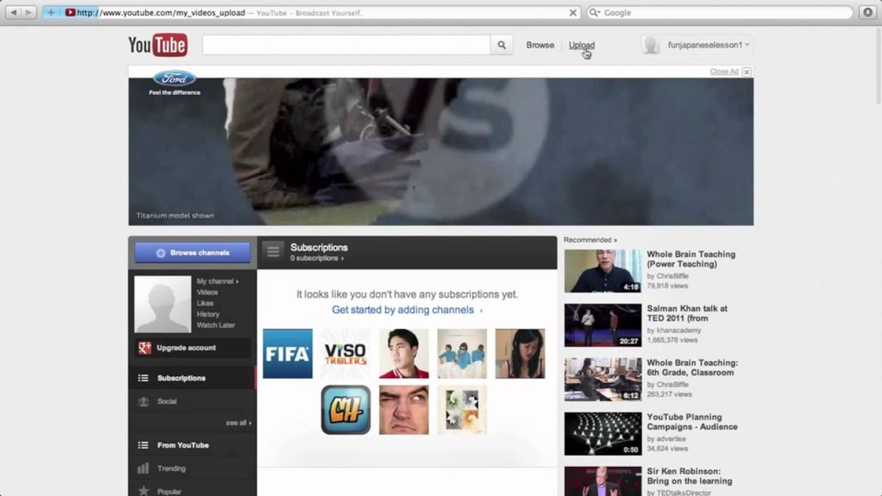 Using YouTube in Education