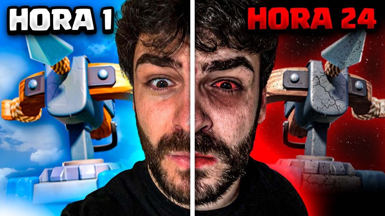 PASÉ 24 HORAS JUGANDO BALLESTA EN CLASH ROYALE💀