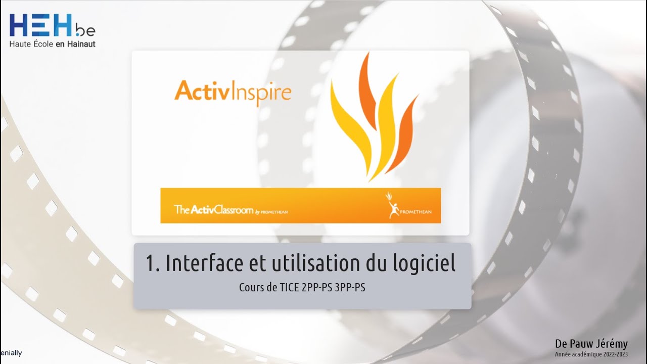 TBI ActivInspire - Partie 1 : Interface et utilisation