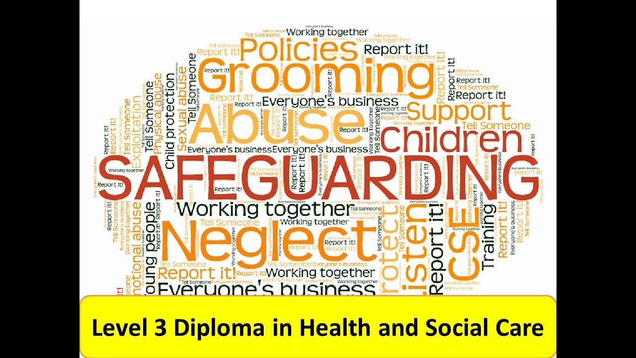 Safeguarding   Level 3 Health and Social Care