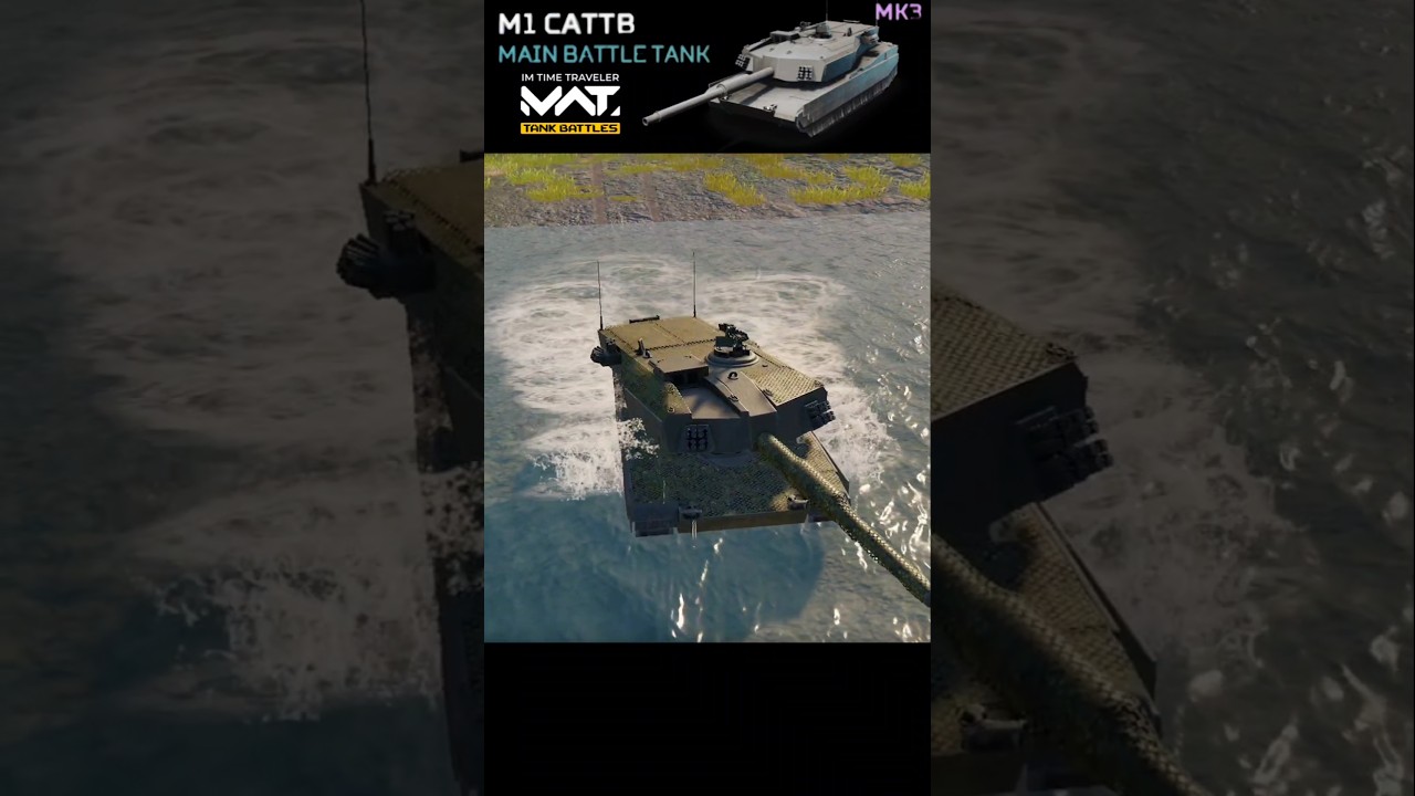 M1 Abrams CATTB in MWT Tank Battles! #Shorts
