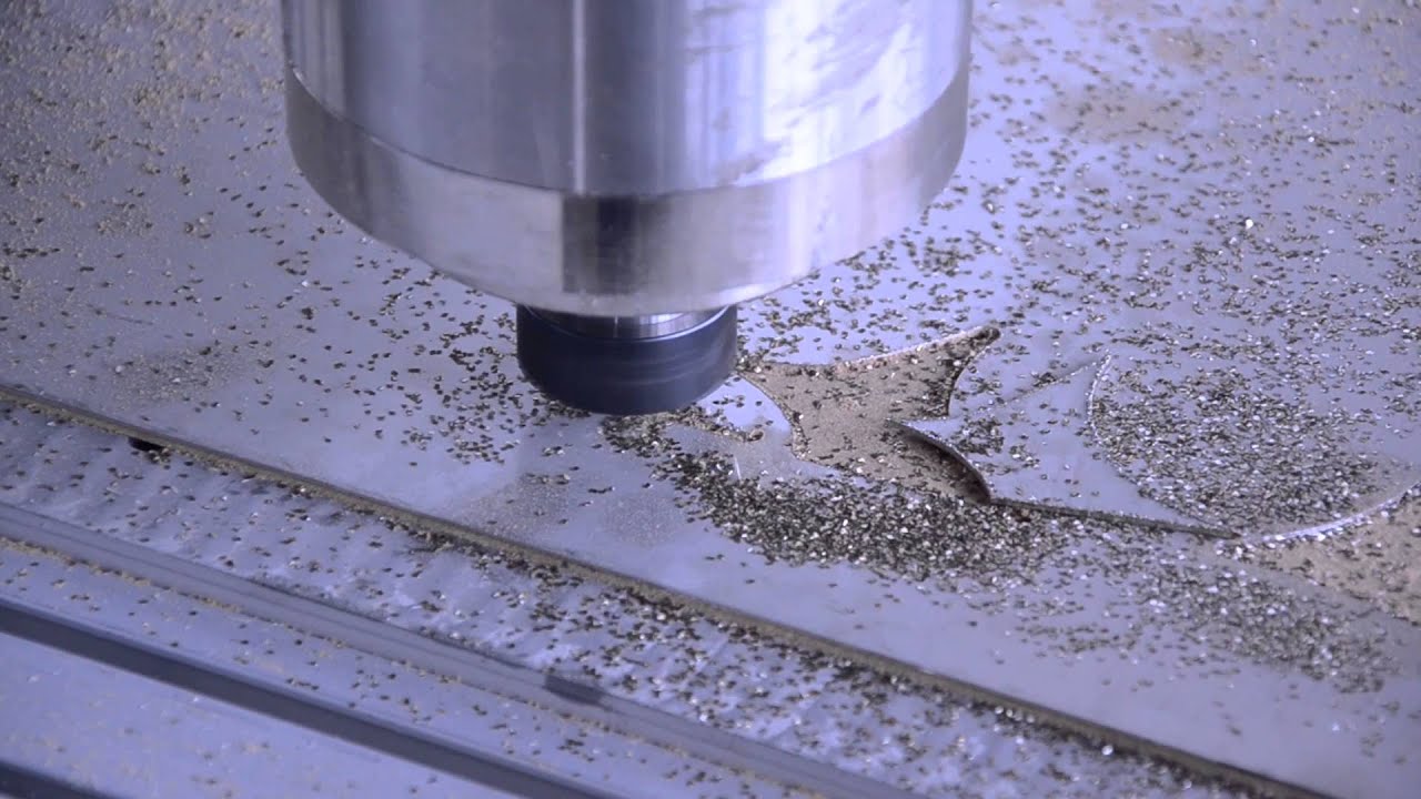 Stainless Steel Cut by CNC Router
