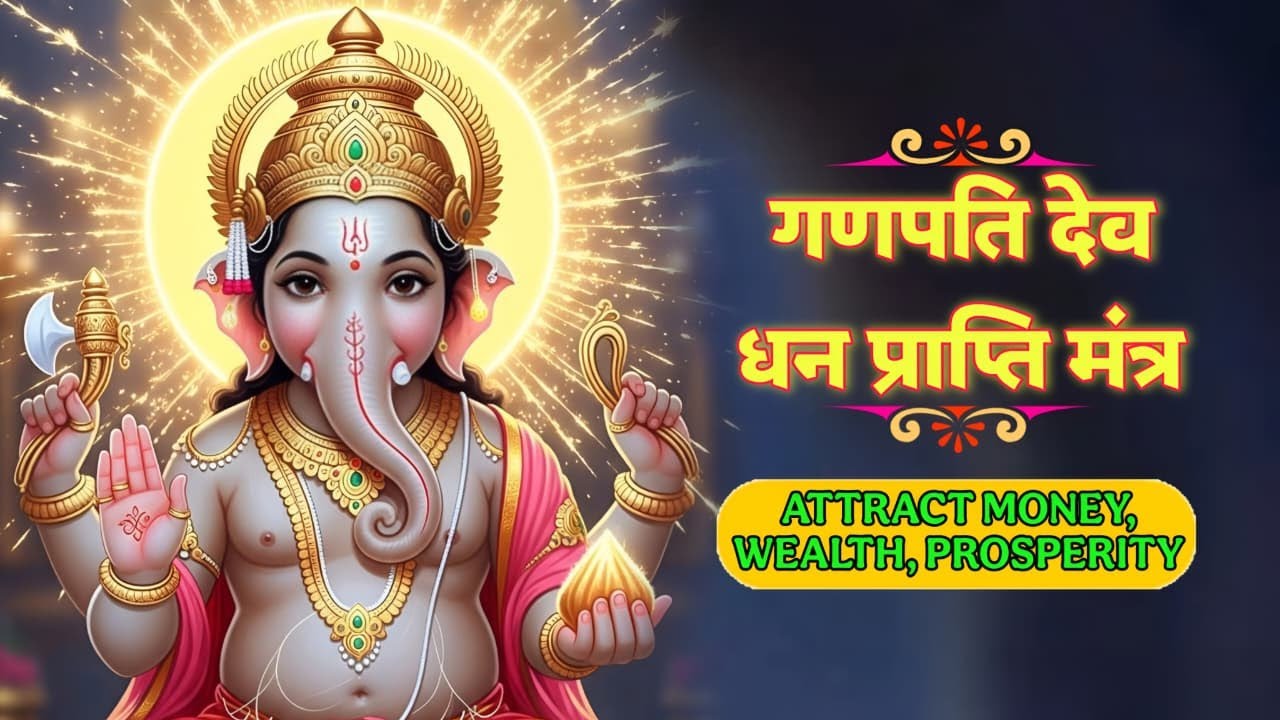 गणेश मंत्र | Ganpati mantra | Money attraction mantra | Mantra for Wealth & Prosperity