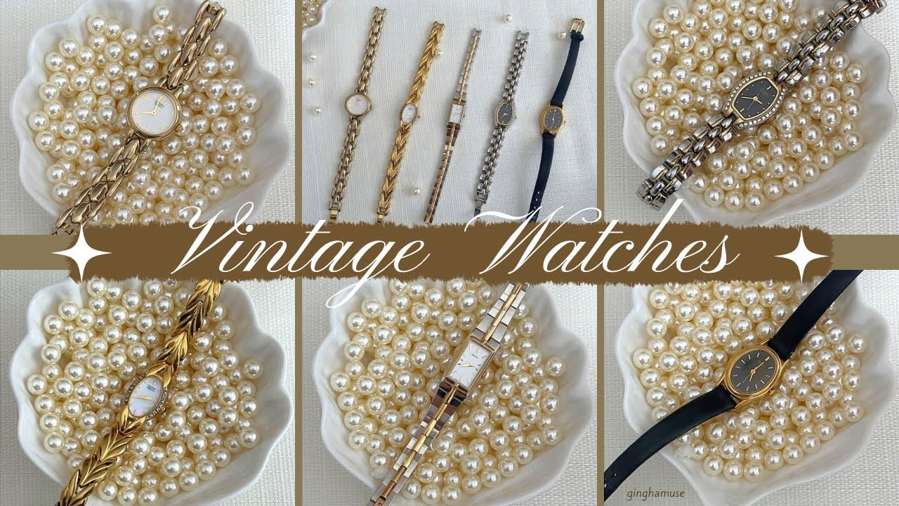 Vintage Watches Haul | eBay Finds | under $20 | Unboxing and Try-on 🌷