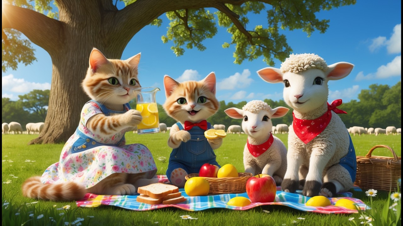 Mama Cat&rsquo;s 1 Day Working on a Sheep Farm &ndash; Cutest Morning Farm Life Ever!