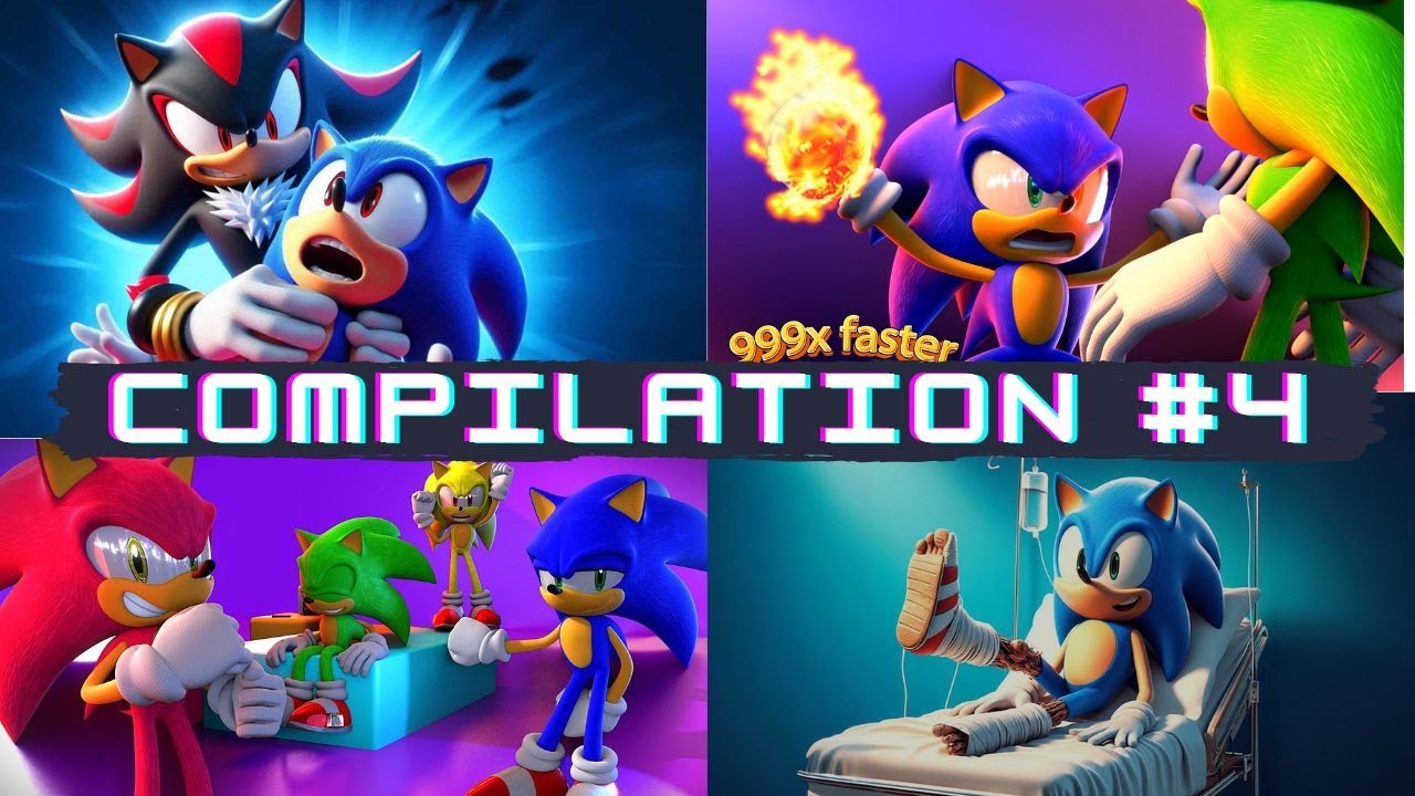 Sonic TikTok Trend Animation Compilation #4 #funnyshorts #sonic